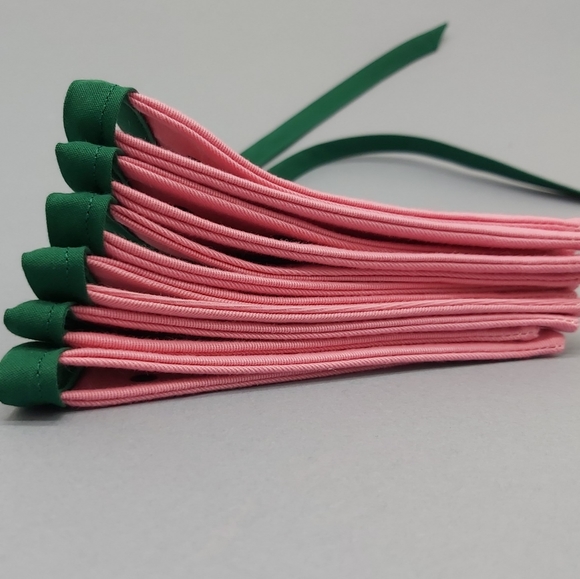 FABRIC GARLAND FLAG BUNTING, WATERMELON BUNTING, WALL DECORATION, PARTY DECOR - Picture 4 of 10